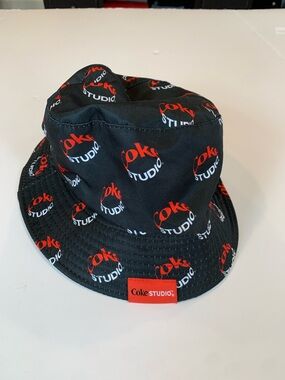 Coke Studio Unisex Adult Men’s or Women’s Black & Red Reversible Bucket Hat